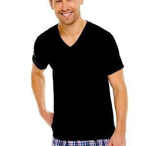 Gildan Men V-Neck T-Shirt 5 Pack